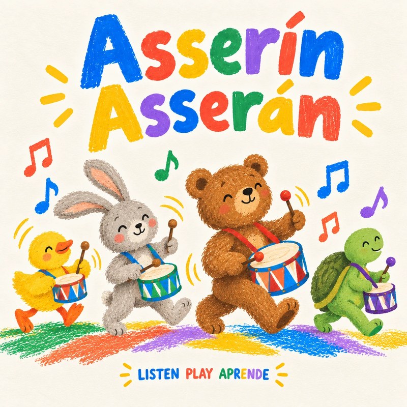 Cover art for Aserrín Aserrán Bilingual